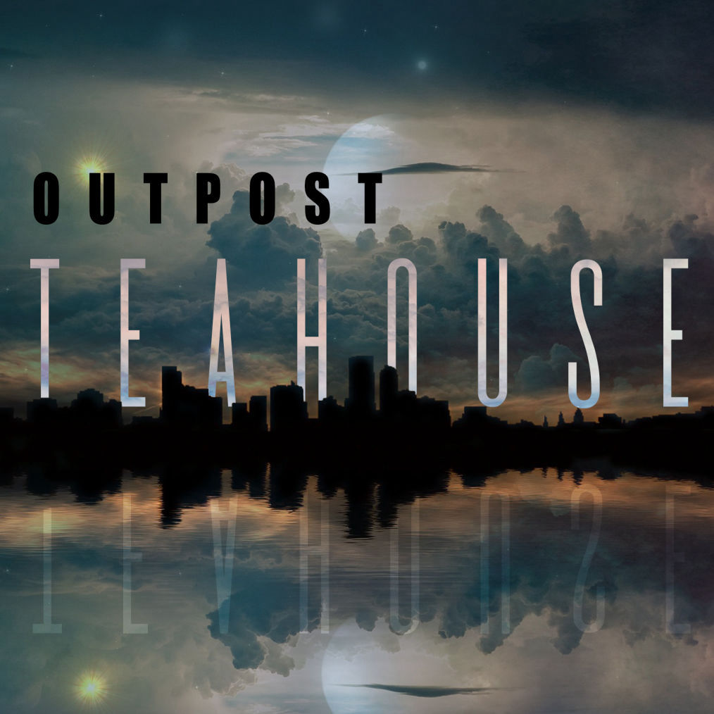 Outpost Teahouse: a dark skyline on the water's edge
